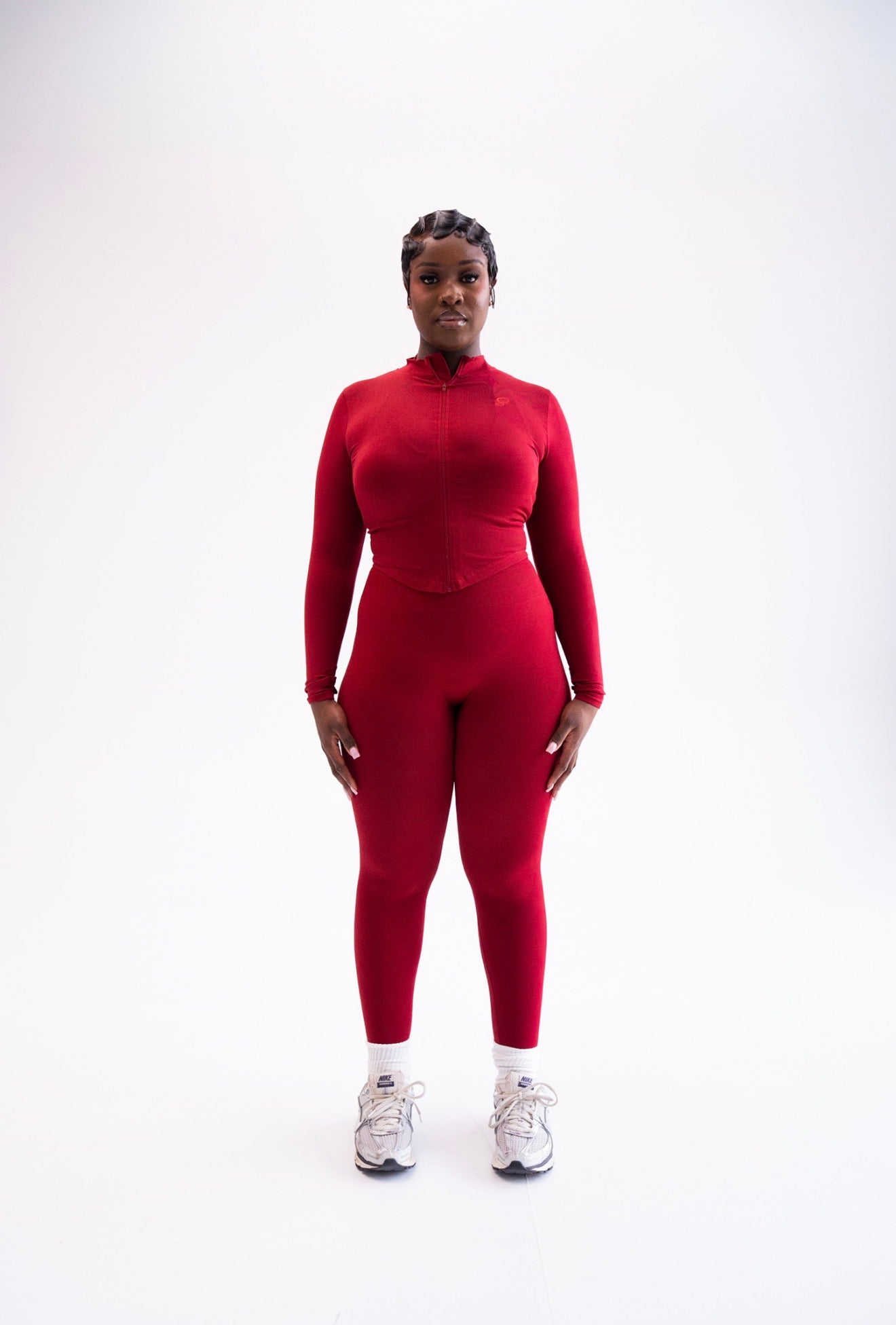 Cherry Red Sculpt Leggings