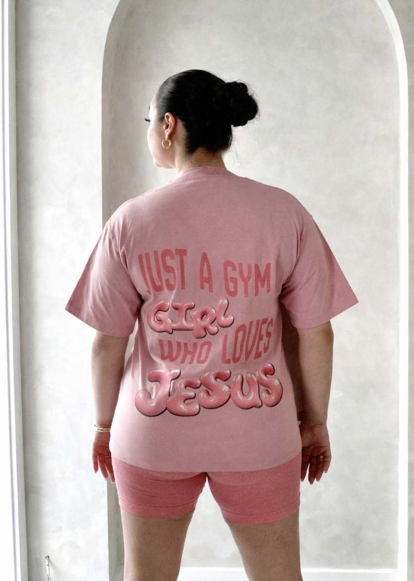 JUST A GYM GIRL WHO LOVES JESUS | PINK ON PINK