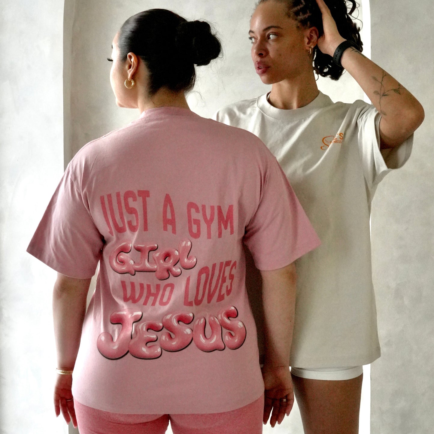 JUST A GYM GIRL WHO LOVES JESUS | PINK ON PINK