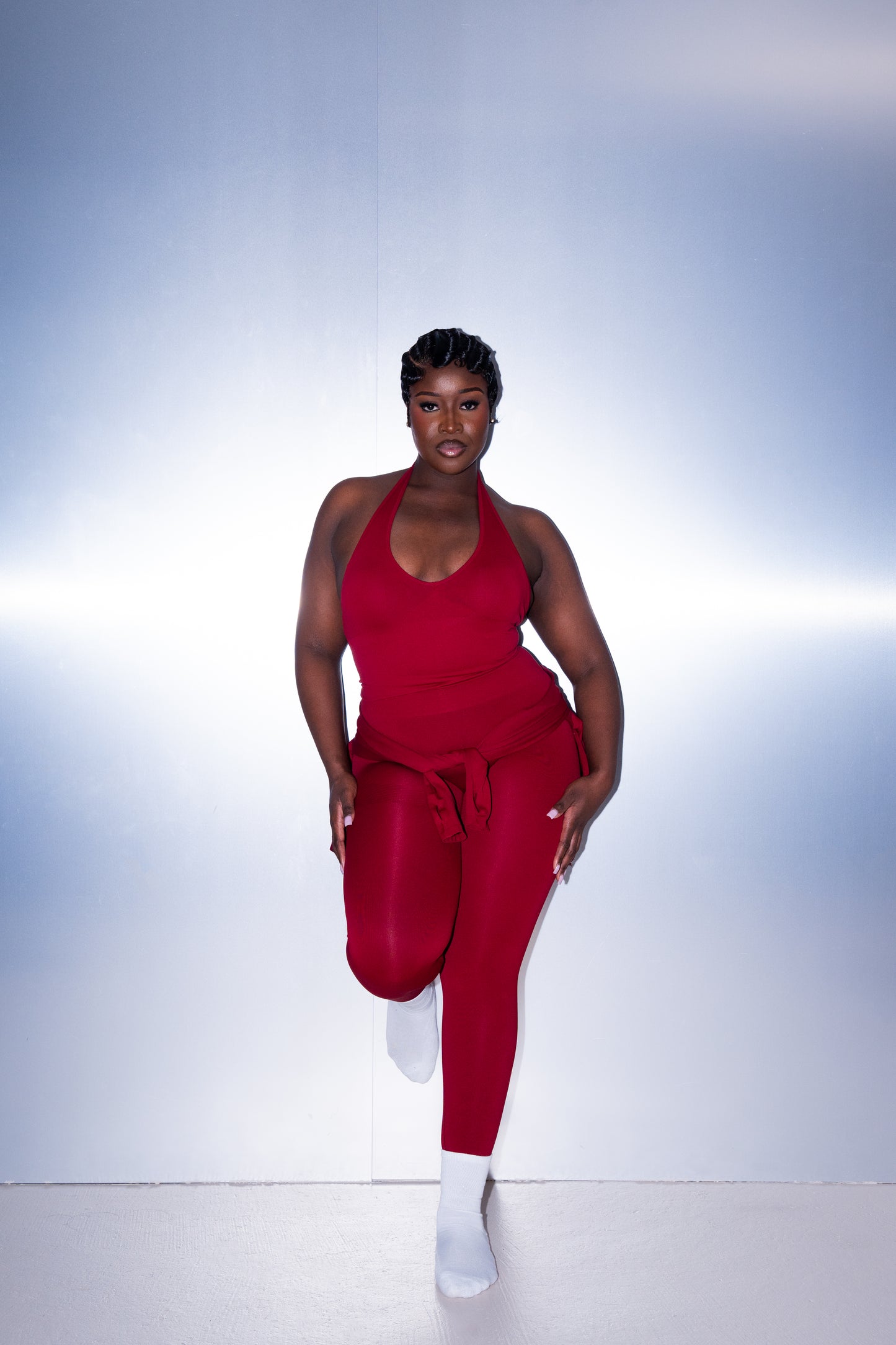 Cherry Red Halter Top