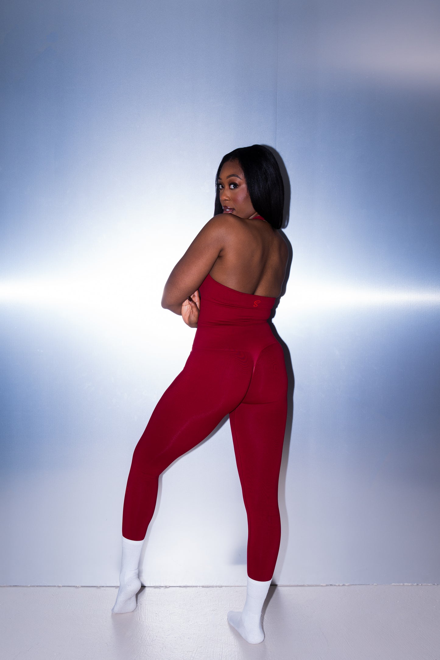 Cherry Red Halter Top